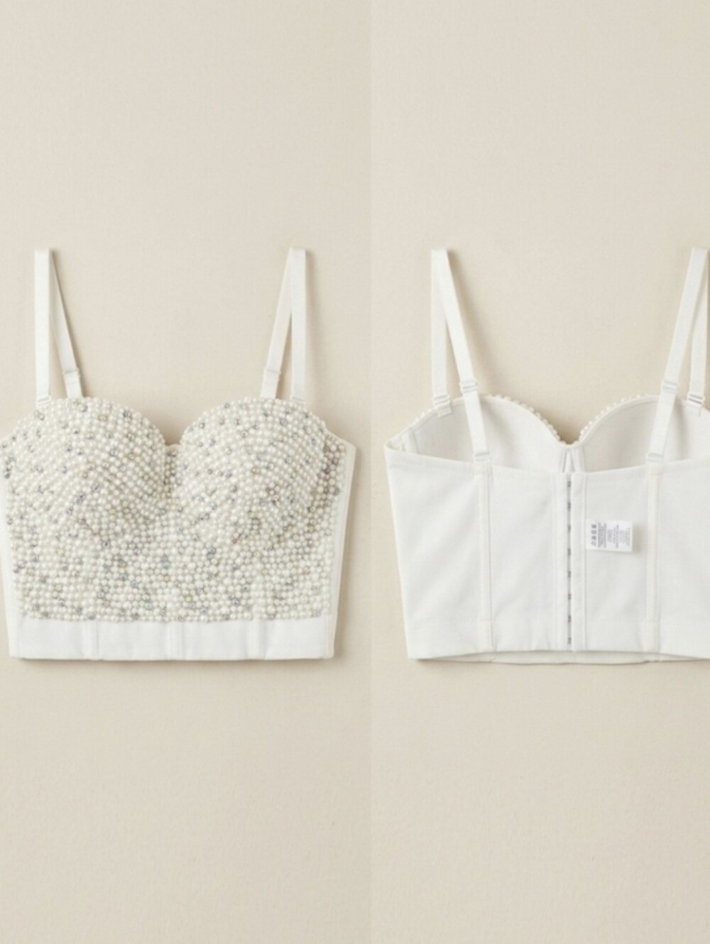 The Sang White Strapless Dress with Removable Straps